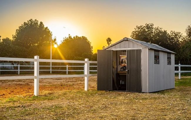 Keter Oakland 7.5 x 13 ft Duotech Steel Reinforced Storage Shed