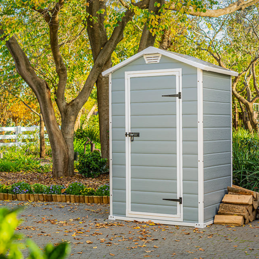 Keter Manor 4x3 ft Outdoor Resin Storage Shed